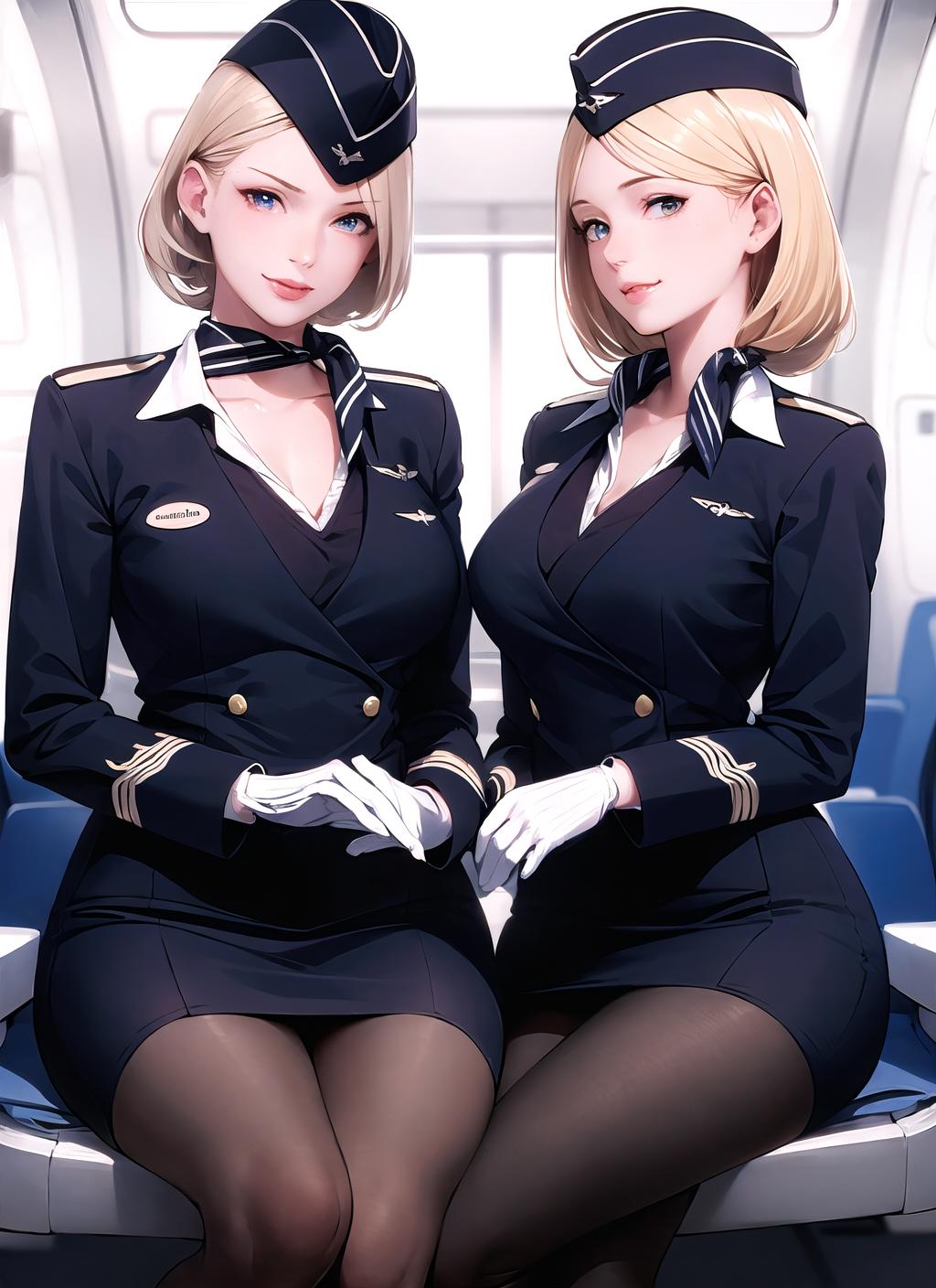 stewardess  